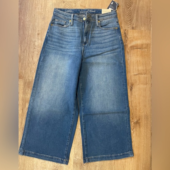 NWT Universal Thread Highest Rise Wide Leg Cropped Jeans - Picture 3 of 9